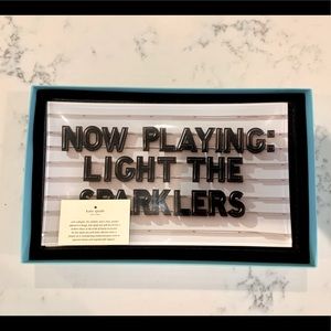 SOLD NWT Kate Spade crystal tray